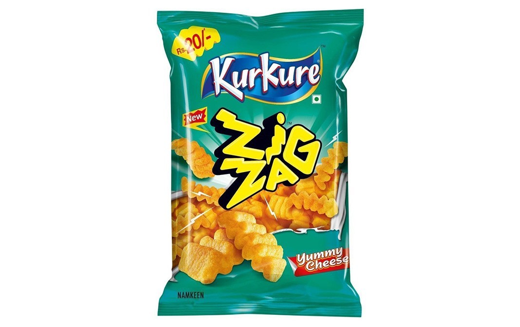 Kurkure Zigzag Yummy Cheese    Pack  66 grams